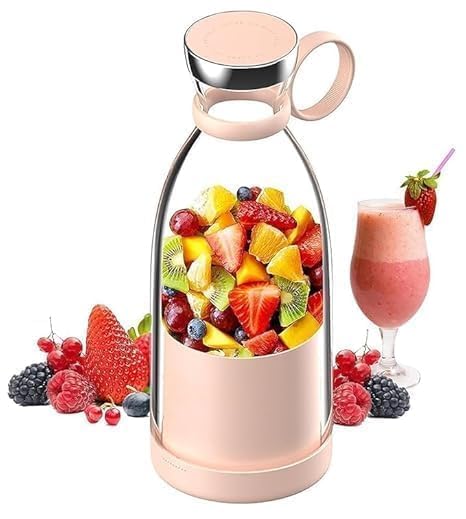 Portable Mini Blender for Fresh Juice, 6 Blade Portable Electric USB Juice Maker/Personal Size Blender for Juices, Shakes and Smoothies